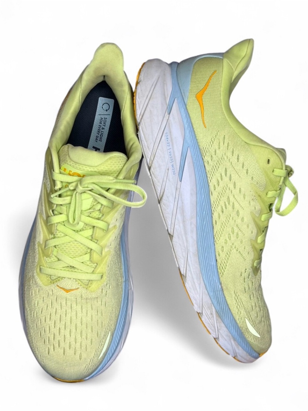Hoka One One Mens Clifton 8 Active Running Shoes Size 13 D - Healthcare Shoes